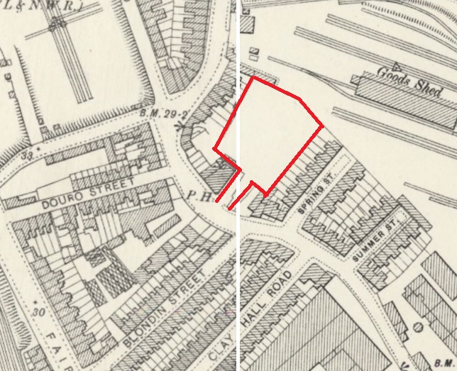 London - Clay Hall Grounds : Map credit National Library of Scotland